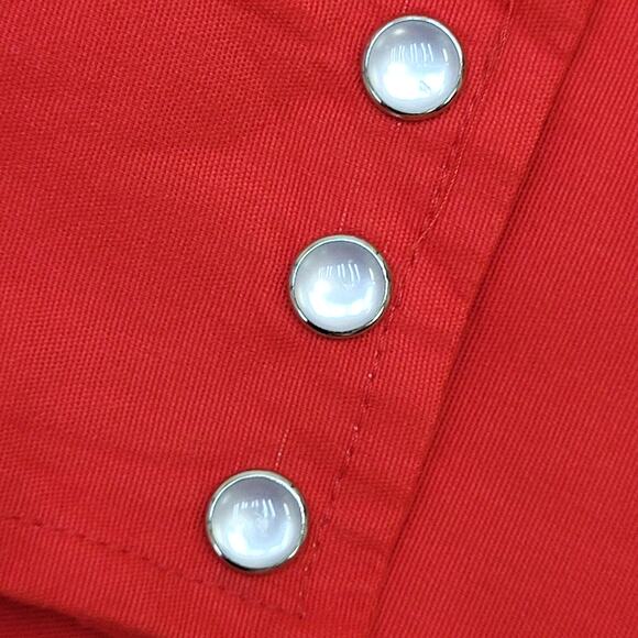 Vintage 80s Western Ranch-Wear Button Shirt M/L 22x31 Ruddock - Picture 12 of 12